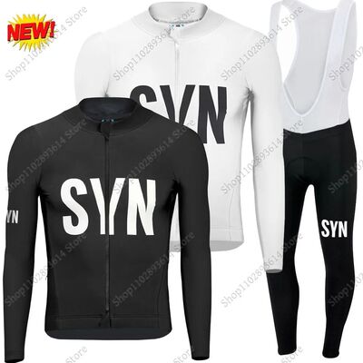 2024 SYN Team Cycling Jersey Set Men Winter Clothing Suit Lo