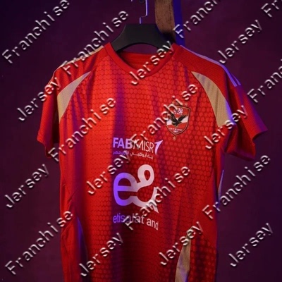 2025 New Adult_Kids Al Ahly SC Football Jersey Breathable Me