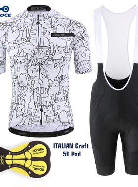 KEMALOCE Rro Cycling Jersey Set Mountain Bike Uniforms Summe