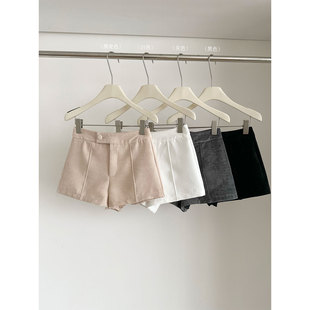 女秋冬小个子独特超好看裤 口碑版 显瘦气质休闲裤 短裤 子 型小a字版