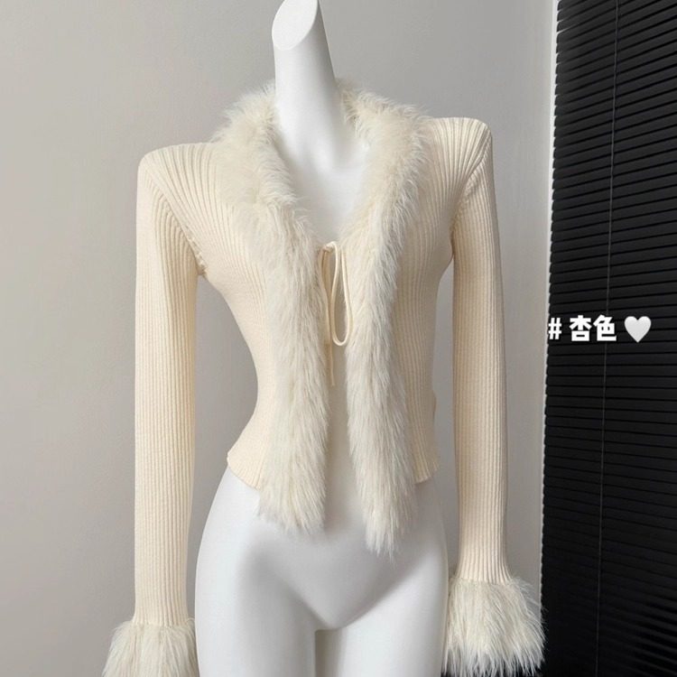 富家千金长袖针织毛衣女秋冬