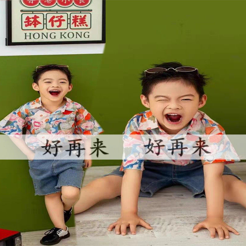 六一儿童节男童港风复古主题服装