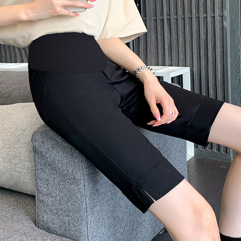 孕妇裤夏季薄款五分托色显瘦百搭休闲中裤弹力骑行裤,孕妇装/孕产妇用品/营养,孕妇休闲裤,淘宝优惠券,粉丝福利购,淘宝优惠卷