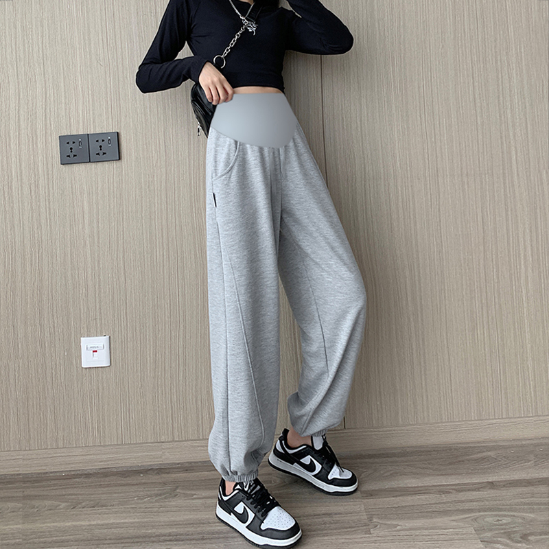 孕妇裤春秋款显瘦运动裤加长卫裤