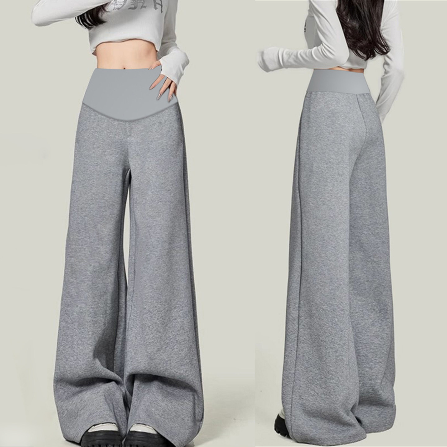 孕妇阔腿喇叭裤子春秋季新款大码时尚显瘦外穿灰色休闲运动大裤腿,孕妇装/孕产妇用品/营养,孕妇休闲裤,淘宝优惠券,粉丝福利购,淘宝优惠卷