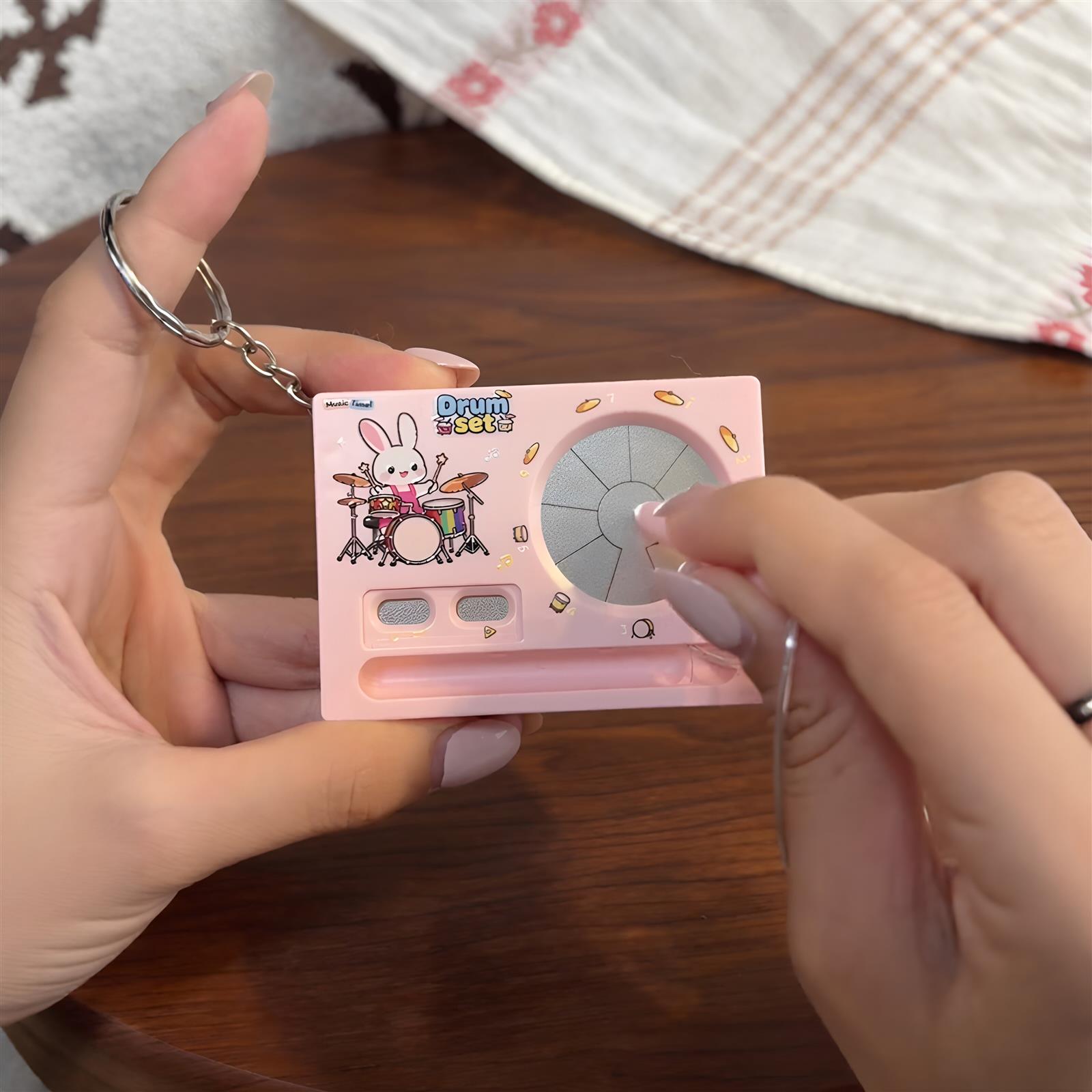 迷你钢琴音乐架子鼓玩具包包挂件