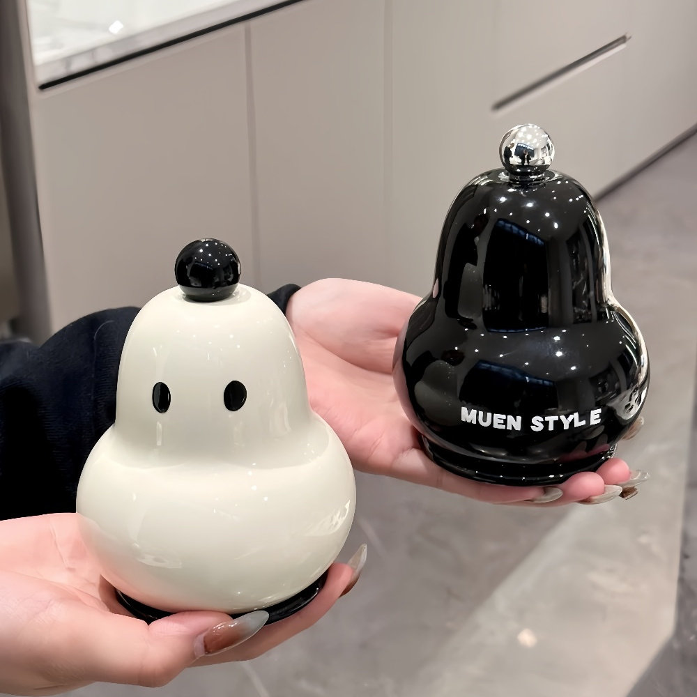 牙签盒2025新款牙签筒家用棉签盒高颜值可爱创意梨子摆件高档牙签,收纳整理,牙签盒,淘宝优惠券,粉丝福利购,淘宝优惠卷