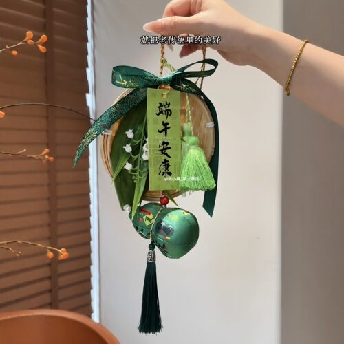 伴手礼端午节艾草门挂蒲扇簸箕