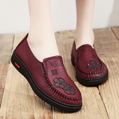 防滑透气旗舰店老人鞋 妈妈鞋 女中老年软底单鞋 老北京布鞋 女 春秋款