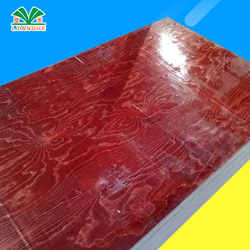 建筑胶合板 二次成型红色松木胶合板混凝土浇筑松木板材建筑模板