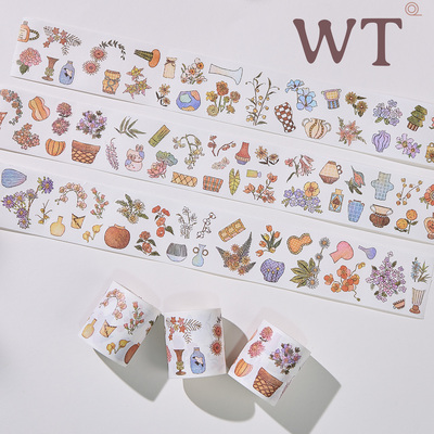 WT原创手帐胶带和纸贴纸模切