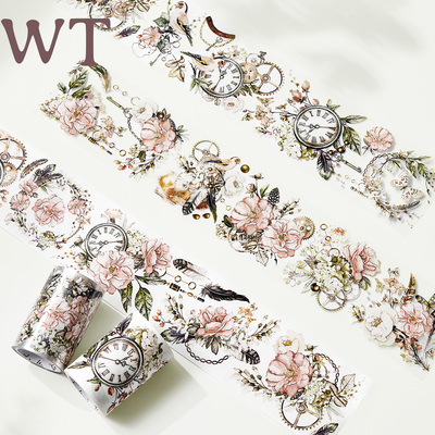 WT正品花朵手帐和纸胶带