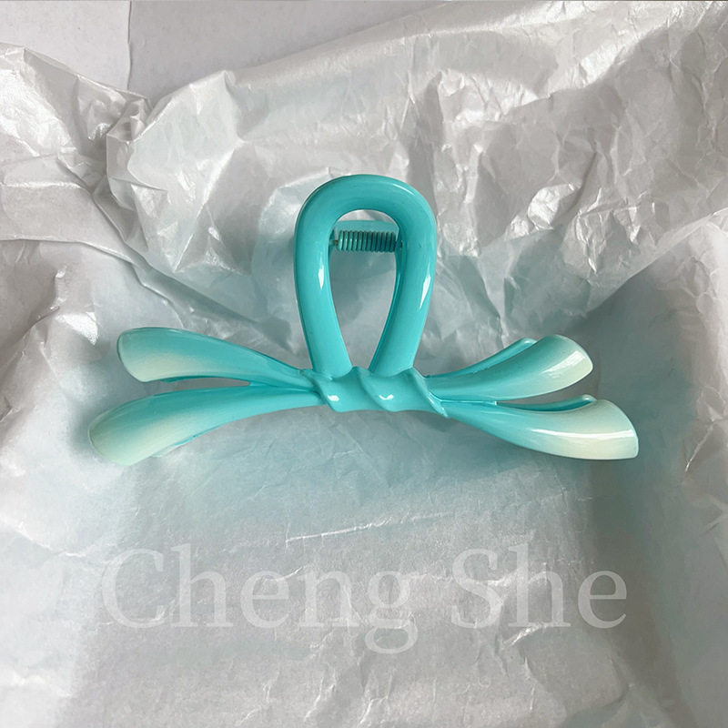 渐变彩色蝴蝶发夹女2024新款发卡甜美ins风网红拍照抓夹鲨鱼夹子~,饰品/流行首饰/时尚饰品新,民族风发饰,淘宝优惠券,粉丝福利购,淘宝优惠卷