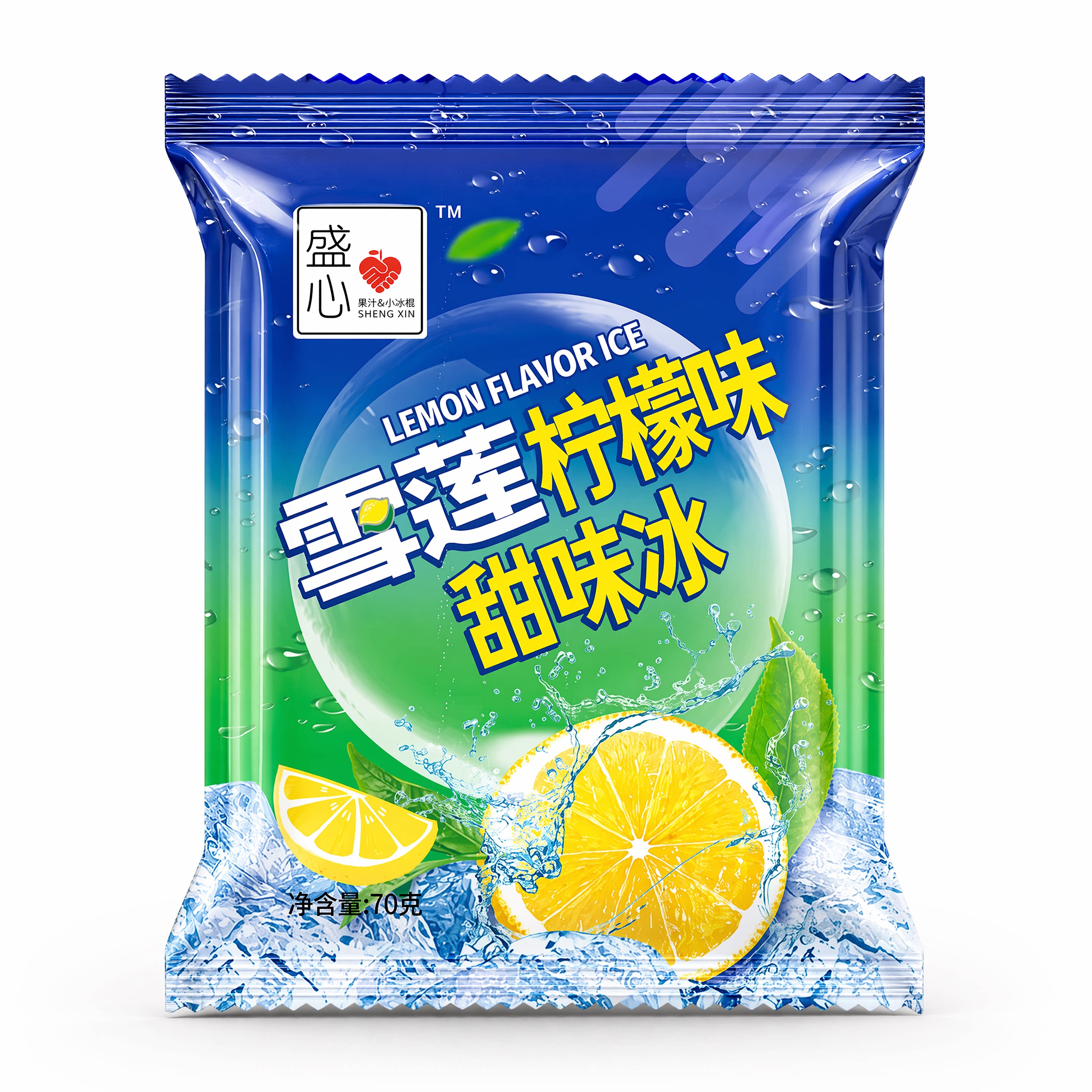 雪莲柠檬可乐味冰棍盛心雪糕0脂夏天解暑冰球童年老式袋冰块棒冰