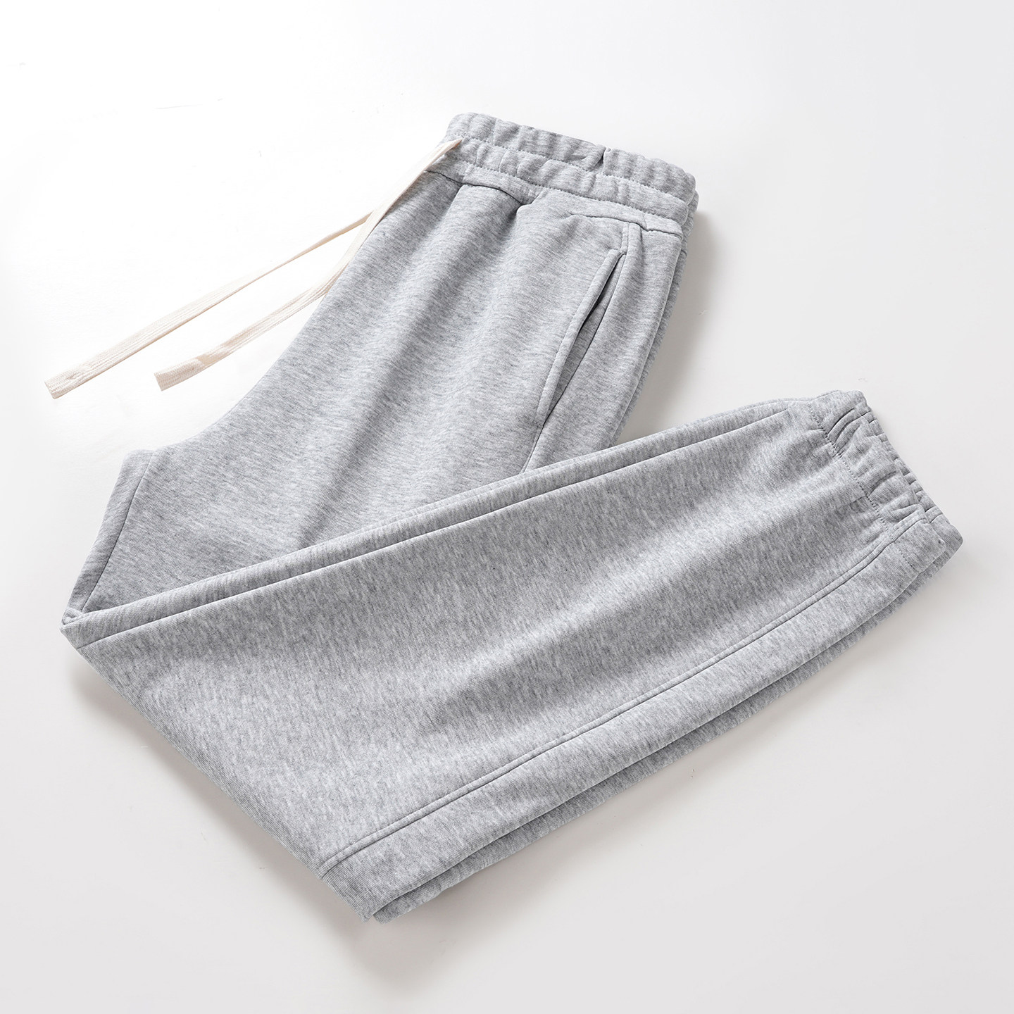 秋冬加厚青少年卫裤男休闲宽松大码情侣纯色长裤学生运动百搭裤子,男装,卫裤,淘宝优惠券,粉丝福利购,淘宝优惠卷