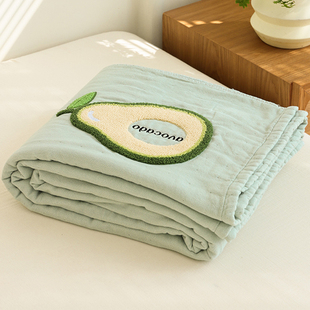 A类六层纱布毛巾被纯棉毛巾毯夏季成人薄款全棉空调盖毯夏凉被子