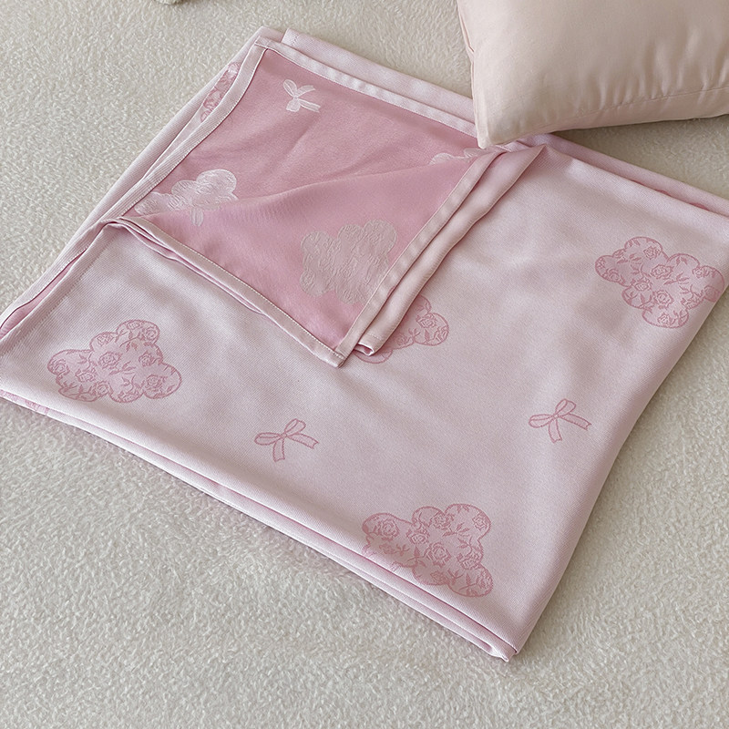 竹纤维盖毯毛巾被成人夏季薄款冷感冰丝毯空调午睡凉感毯夏凉毯子