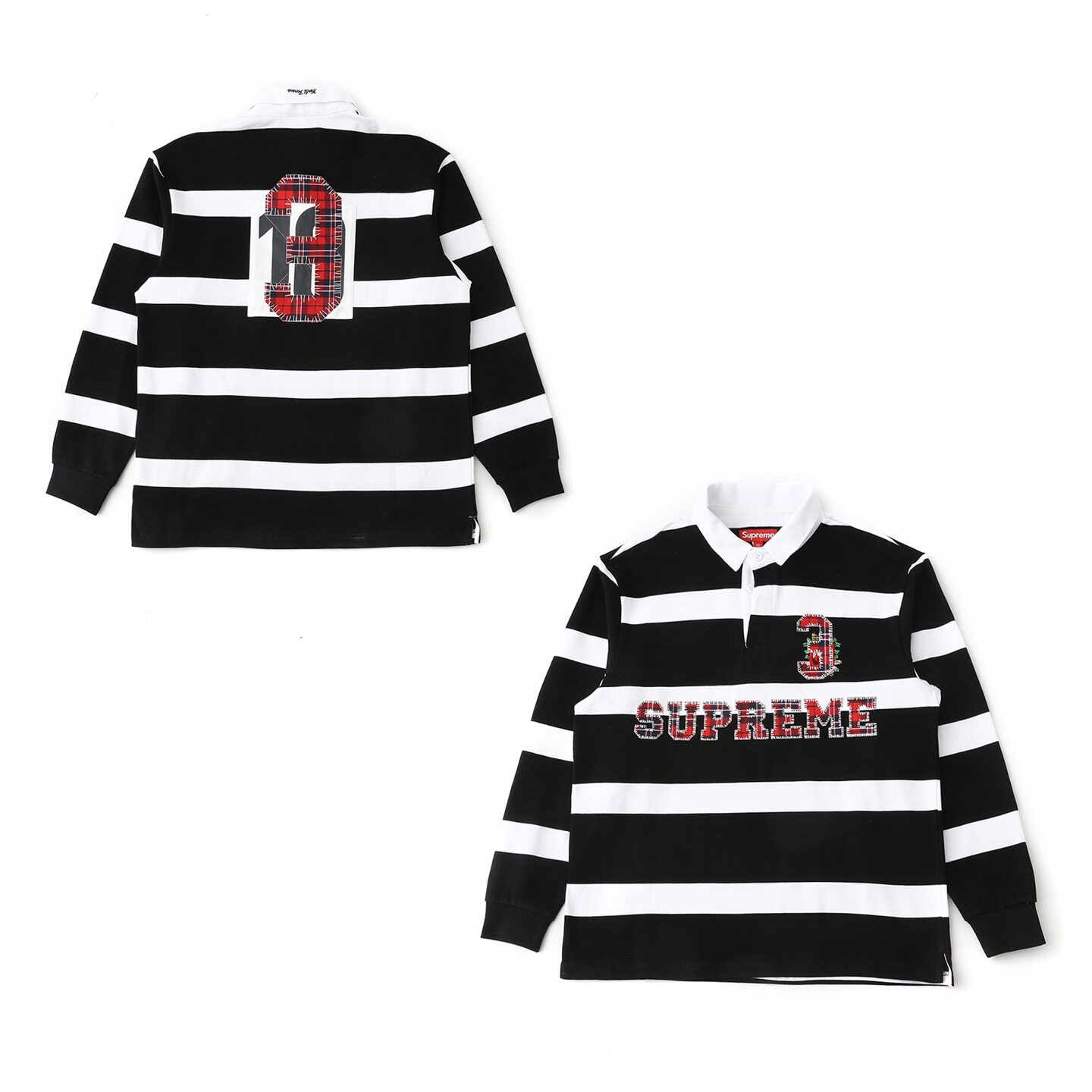 thumbnail for 25FW European and American simple print monogram pattern long sleeve T-shirt ice silk embroidery long sleeve jersey hip hop versatile men and women