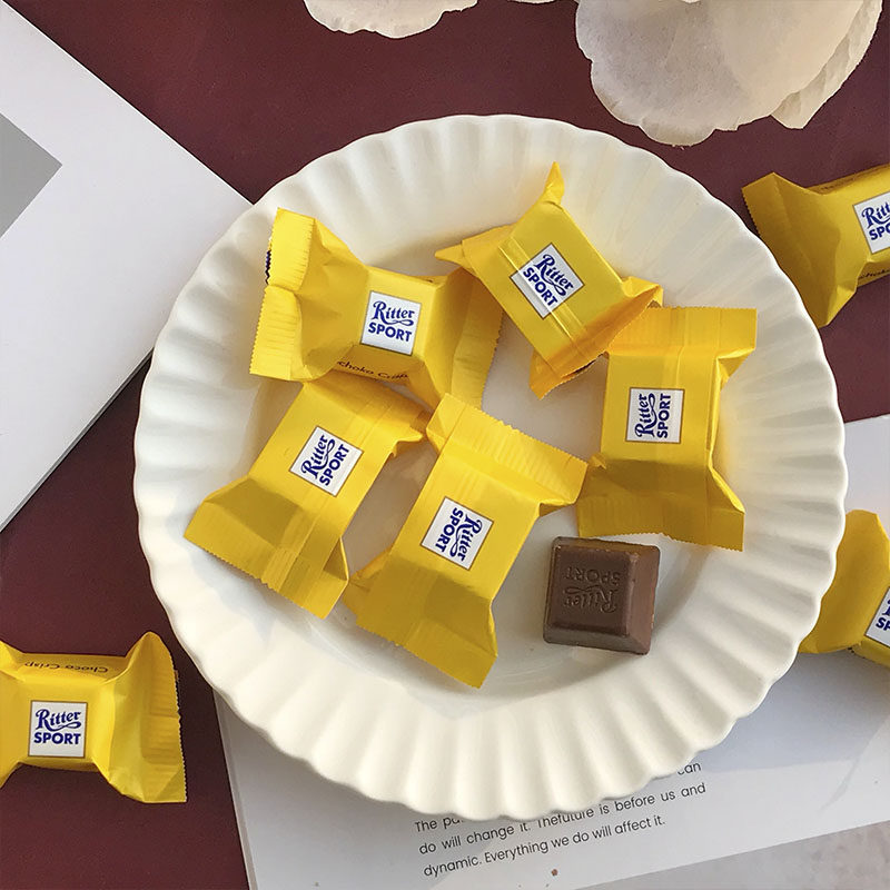 RitterSport瑞特滋德国进口夹心牛奶巧克力独立包装结婚伴手礼糖