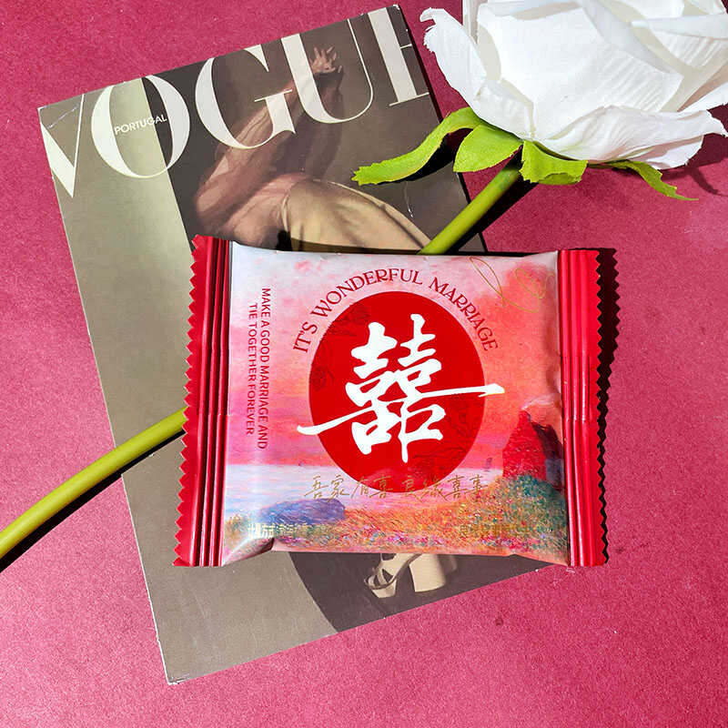 唯口爱脆华夫薄脆煎饼结婚庆喜饼