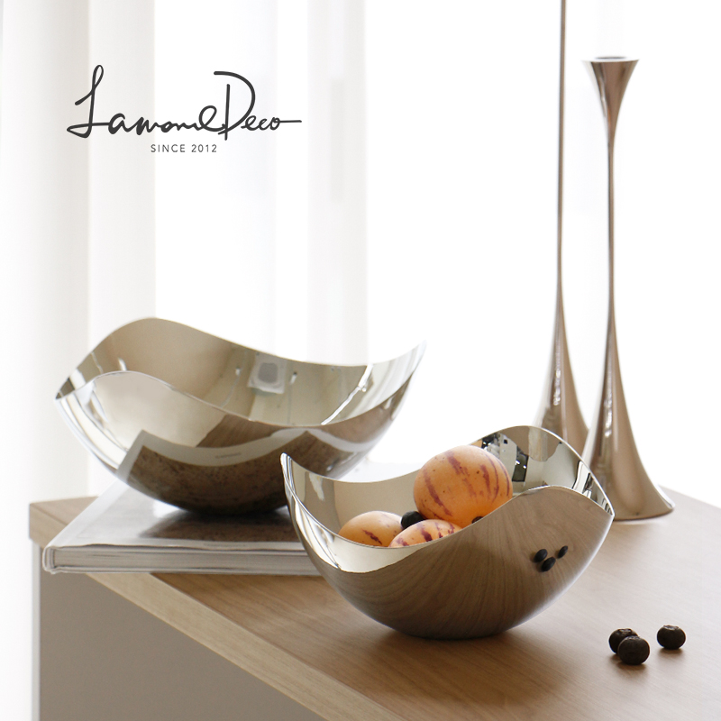 Lamomedeco北欧风格不锈钢水果盘