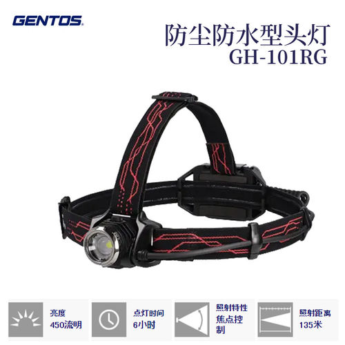 日本GENTOS防尘防水型头