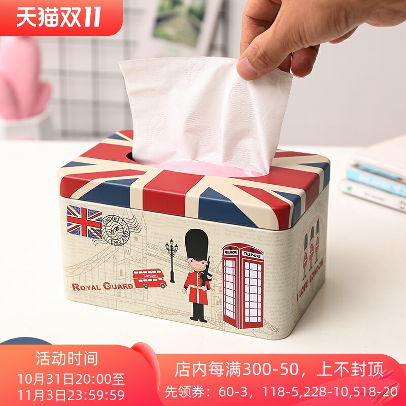 实心卷纸盒抽纸卫生间客厅饭店防水创意收纳家用桌面纸巾筒办公室图片