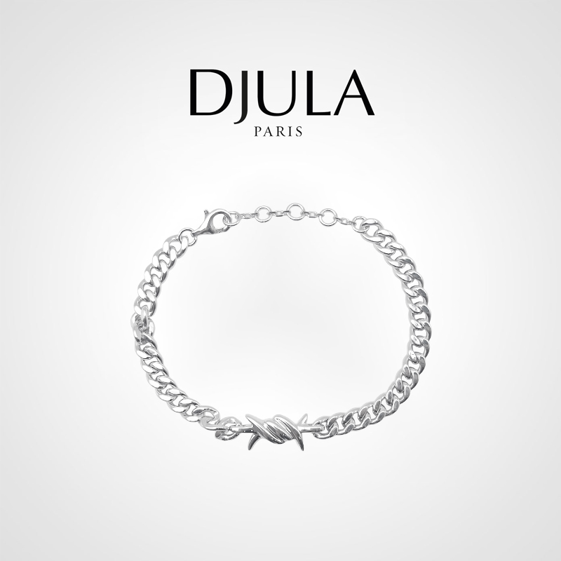 DJULA【明星同款】荆棘系列新品s925银手链