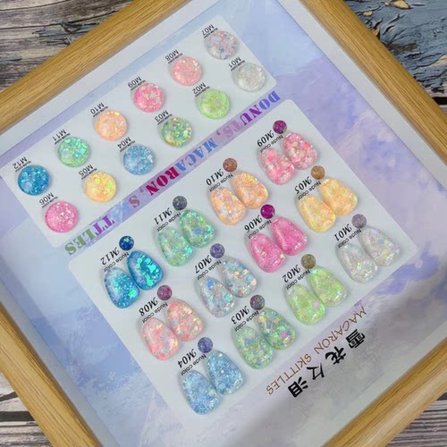 Hotaru惠萱12色雪花之泪新品甲油胶美甲春夏流行色网红美甲店开店