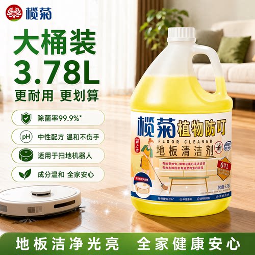 榄菊地板清洁剂拖地清洁液