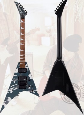 限量印尼产X系列Rhoads RRX24金属摇滚迷彩黑叉子异形燕尾电吉他