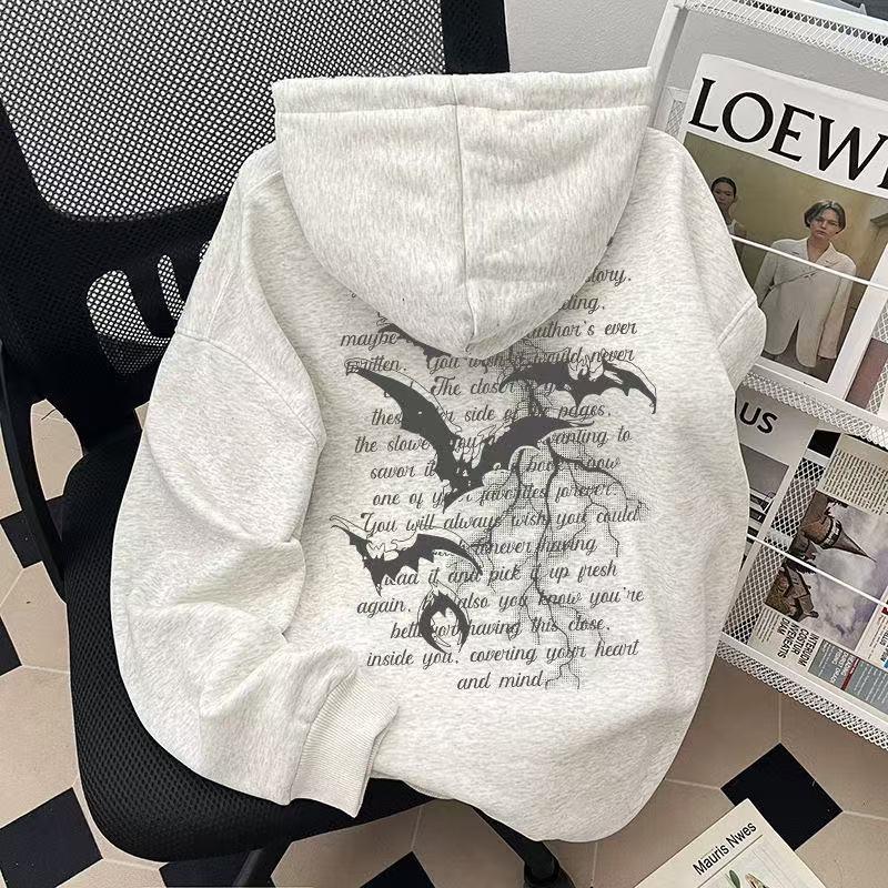 男童美式国潮牌炸街宽松连帽卫衣外套中大儿童男孩痞帅帽衫上衣服