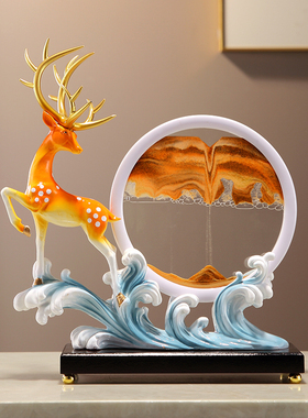 新中式流沙客厅轻奢摆件