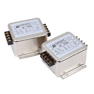 10A 005 EMI电源滤波器CW12B 三相380V变频器输入端子台导轨式
