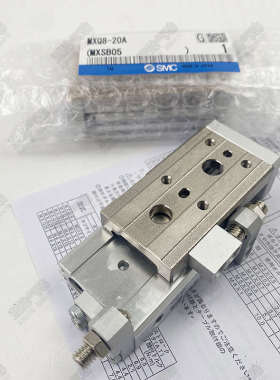 SMC气动滑台气缸MXQ6/8/12L-10A/20A/30A/40A/50A/75A/100AS BS