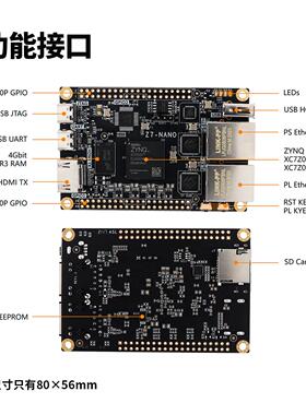 微相Z7Nano XILINX FPGA开发板 ZYNQ核心板 7020 7010 PYNQ双网口