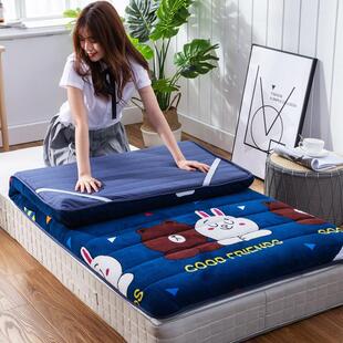 学生宿舍上下铺床垫可折叠加厚防滑榻榻米垫子家用单人双人被褥子