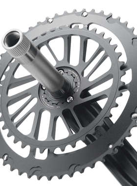 SENICX驭勇 PR3公路车自行车牙盘 超轻曲柄24mm轴心中轴铝合金