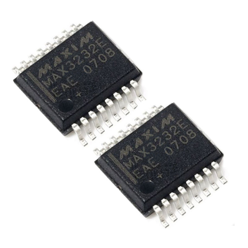 MAX3232EEAE+T 贴片SSOP-16 数据速率250Kbps RS-232收发器芯片IC