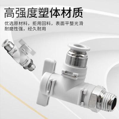 手开关BUL/BUC-4/8/6/10/12mm气动接头气管快速快插螺纹EWBUC-4