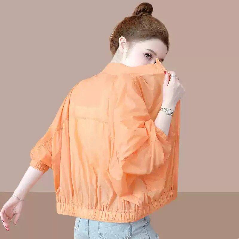 防晒衣女士夏季轻薄新款2026年防紫外线透气防晒服休闲百搭短外套