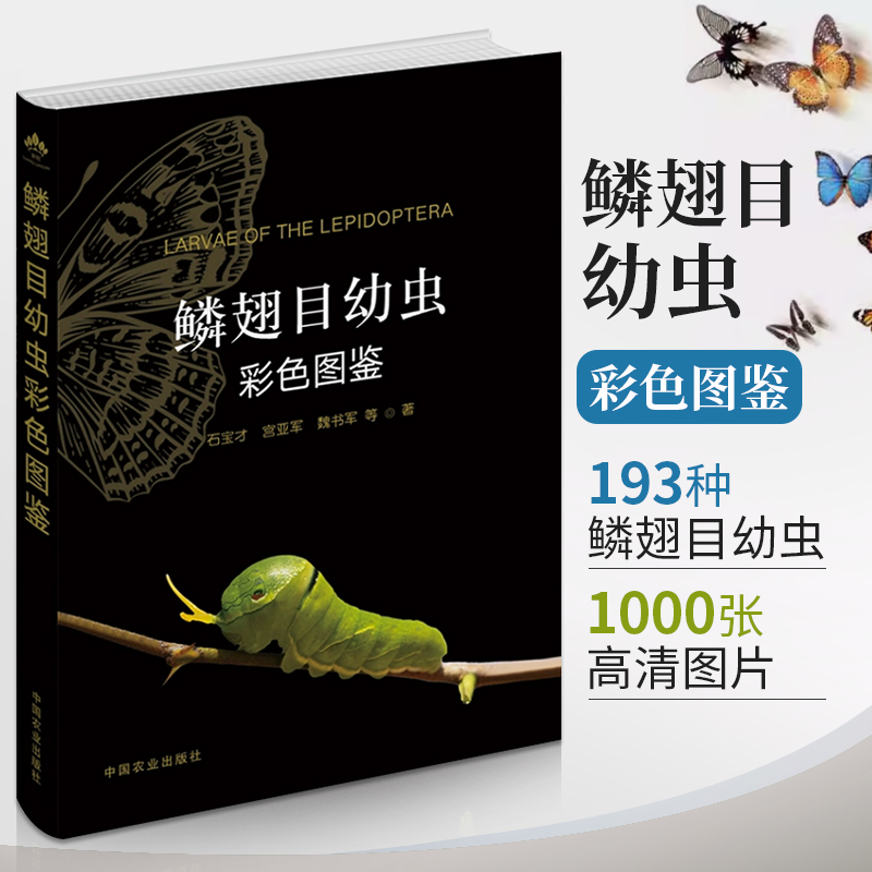 鳞翅目幼虫彩色图鉴 幼虫彩色图鉴28173石宝才 宫亚军 魏书军 陈金翠 马丽君 曹利军 鳞翅目 幼虫 彩色图鉴 毛毛虫中国农业出版社 书籍/杂志/报纸 昆虫 原图主图