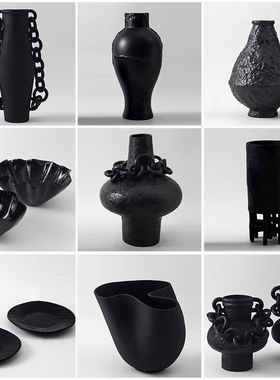 黑色样板间陶瓷简约现代