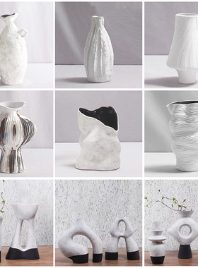 白色售楼处陶瓷简约现代