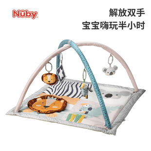 Nuby努比婴幼儿动物卡通玩具冒险趣味游戏玩具婴儿健身架大脑益智