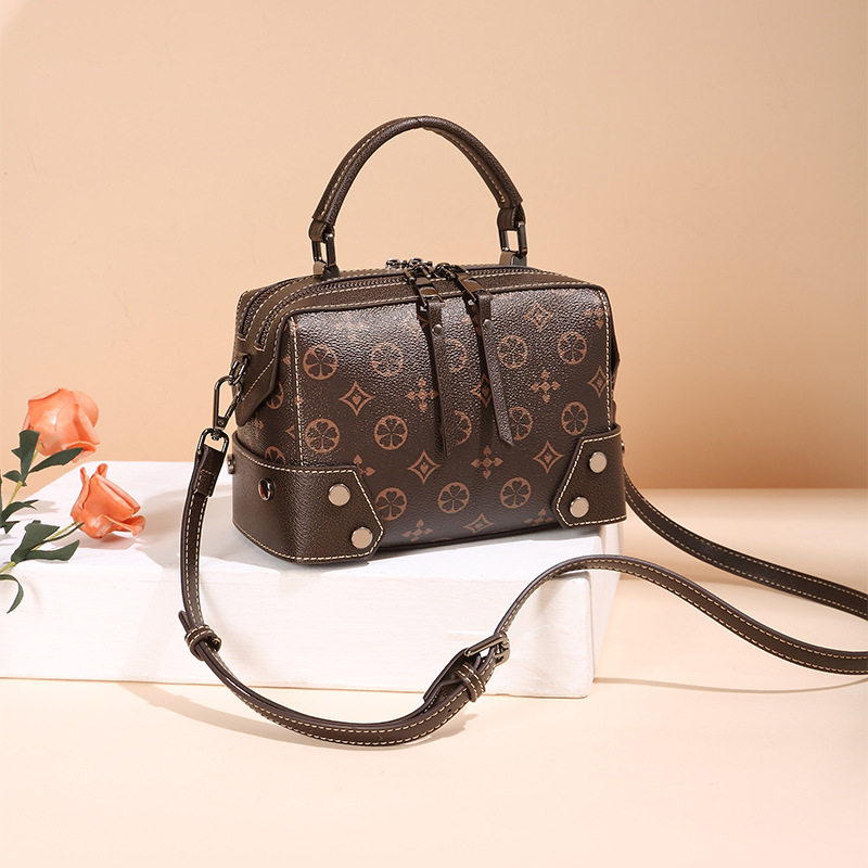 女包2023新款潮ins时尚网红百搭斜挎单肩包女士手提波士顿枕头包