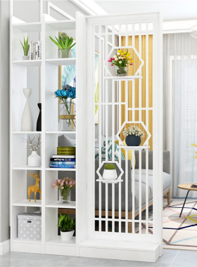 玄关柜隔断网红现代客厅入户轻奢风进门酒柜简约置物架正对门装饰