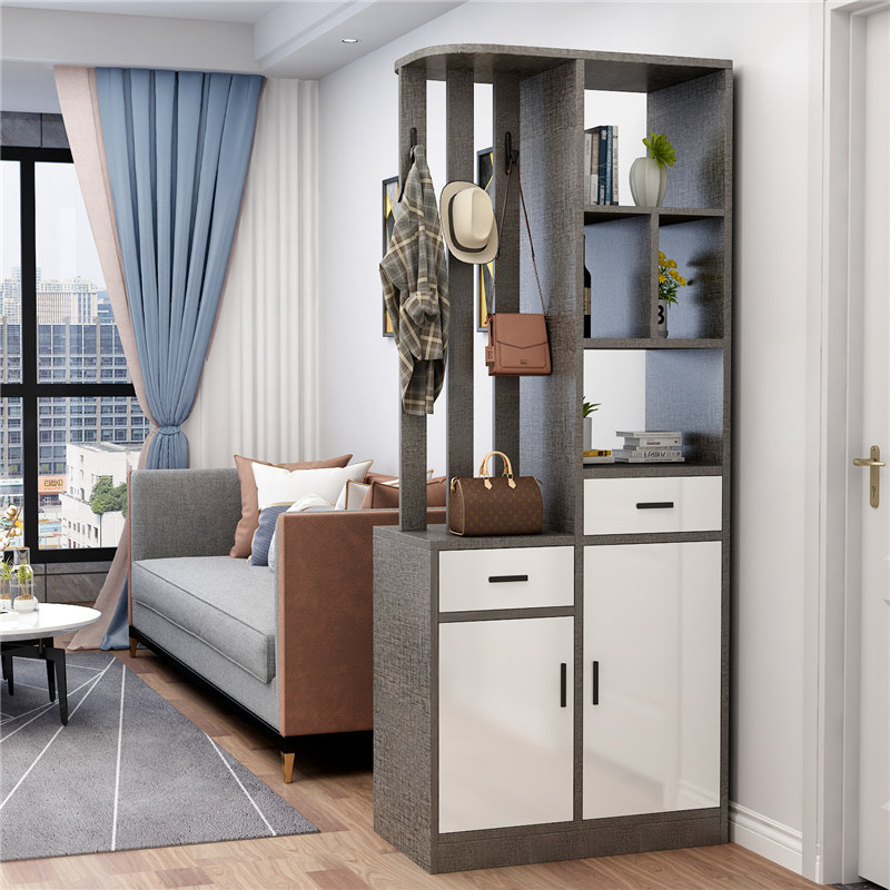 屏风隔断客厅简约现代置物架轻奢家用进门实木装饰玄关柜鞋柜一体,住宅家具,门厅/玄关柜/玄关架,淘宝优惠券,粉丝福利购,淘宝优惠卷