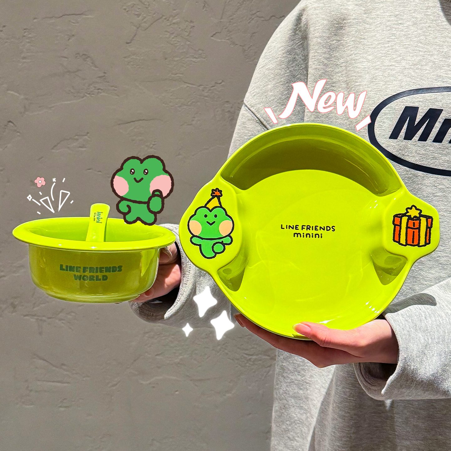 minini联名陶瓷盘子一人食餐具