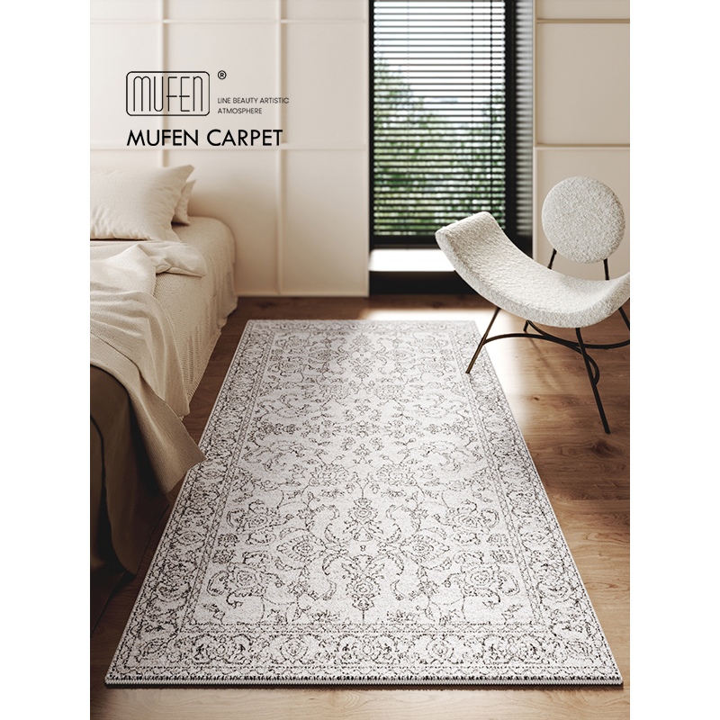 MUFEN 波斯床边地毯客厅卧室沙发茶几毯床前脚垫防滑长条床头地垫